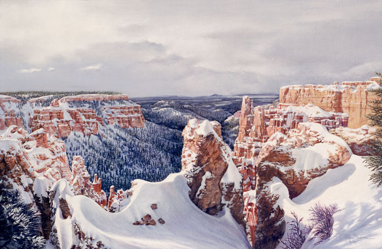 R. Geoffrey Blackburn Bryce Canyon oil painting