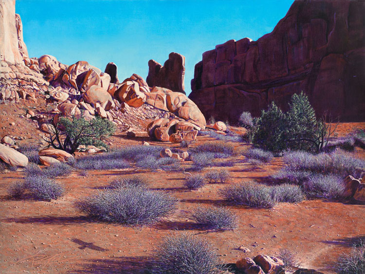 R. Geoffrey Blackburn Hovering Specter oil painting