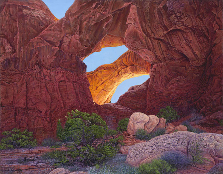 R. Geoffrey Blackburn Indian Summer oil painting
