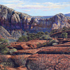 R. Geoffrey Blackburn"Sedona Morning" oil painting index