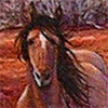 R. Geoffrey Blackburn Walking Wild oil painting detail link
