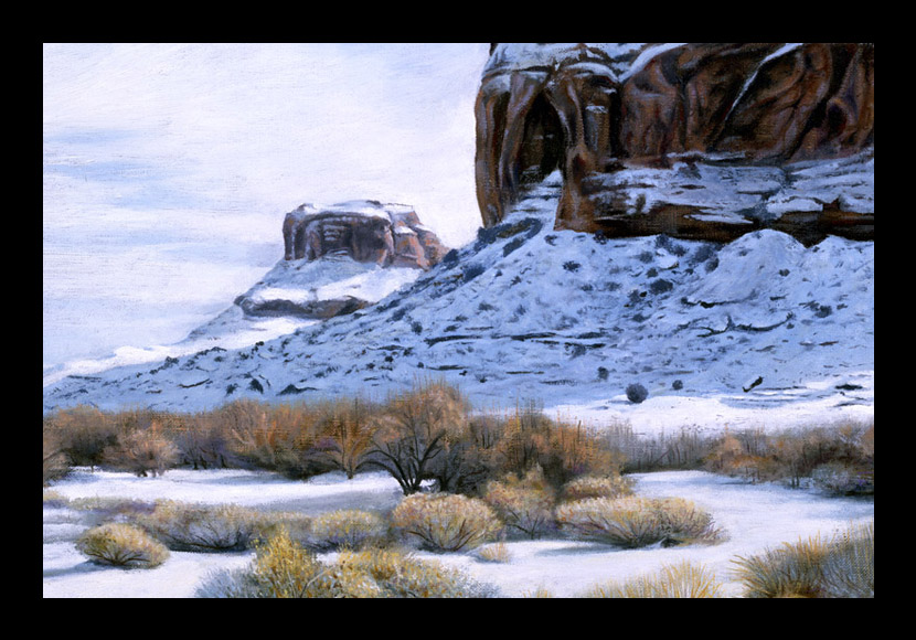 R. Geoffrey Blackburn"Moab Blues" oil painting